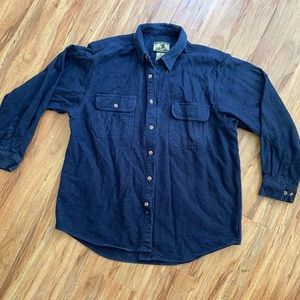 Thick button down work shirt
